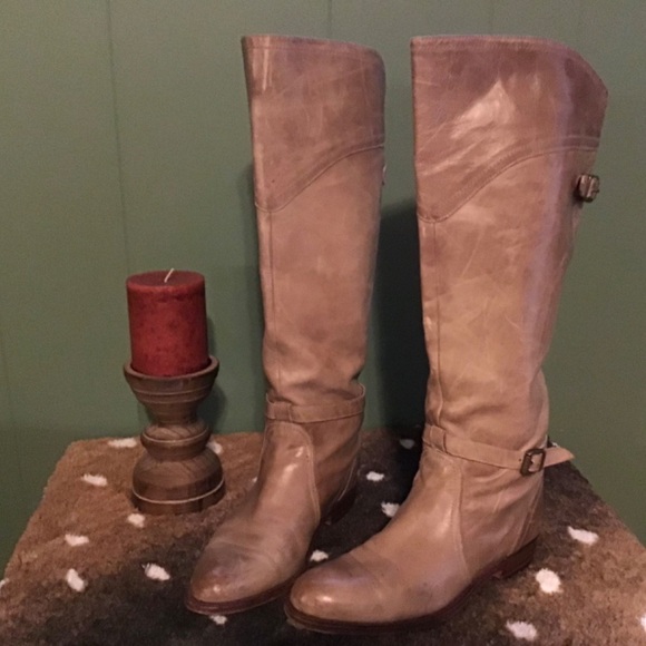Frye Dorado Harness/Buckled Riding Boots - Picture 2 of 10